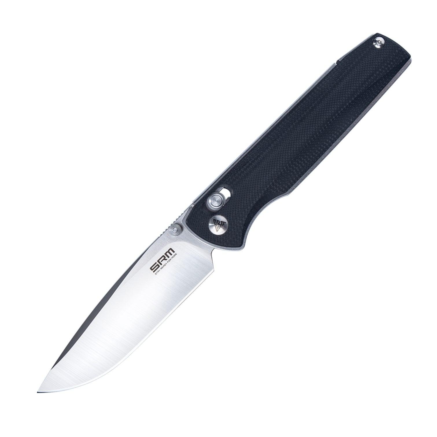 SRM Ambi Lock Folding Knife (D2 Blade, G10 Handle) Terrier 258L-GB