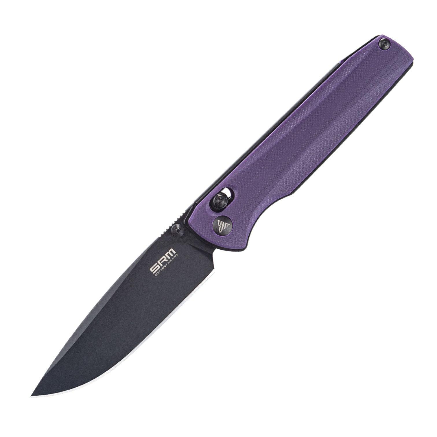 SRM Ambi Lock Folding Knife (D2 Blade, G10 Handle) Terrier 258L-GN