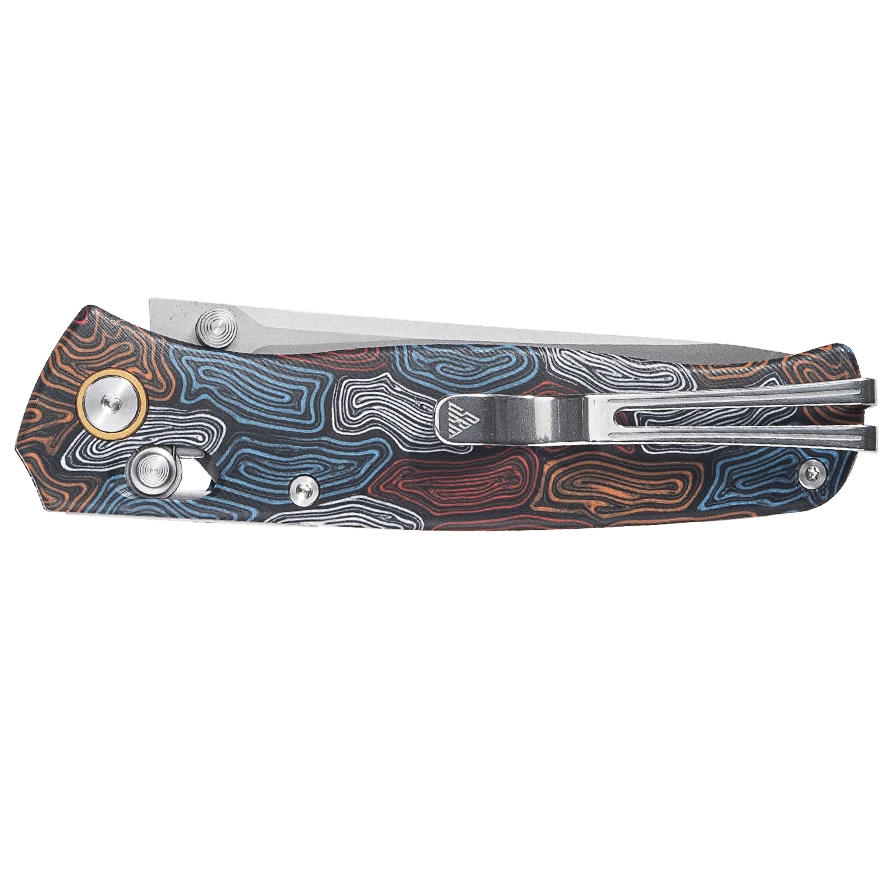 Medal 255L-GQ2(Laminated 140Cr Steel blade, G10 handle, Mono chassis, Ambi clip)