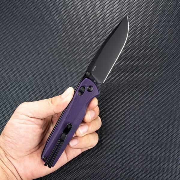 SRM Ambi Lock Folding Knife (D2 Blade, G10 Handle) Terrier 258L-GN