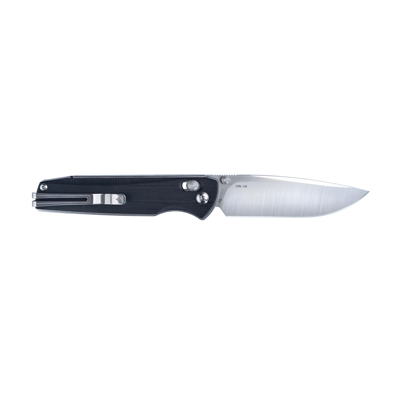 Terrier 258L-GB (D2 blade, G10 handle, Mono Chassis, Ambi Clip, Ambi Lock)