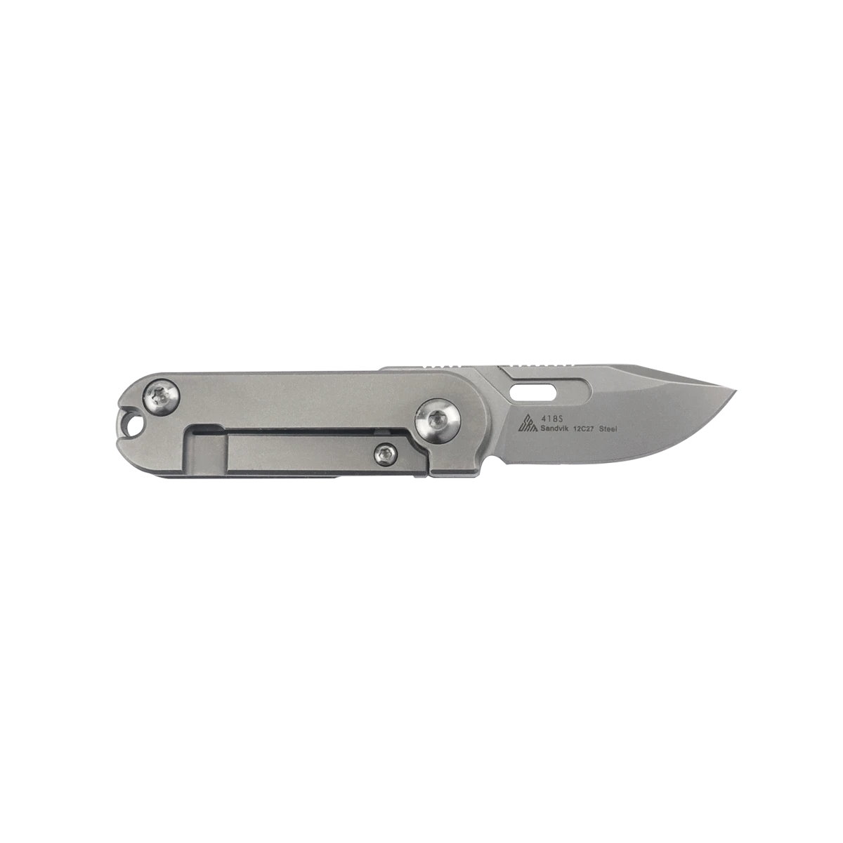 418S( 12C27 blade, TC4 Titanium handle)