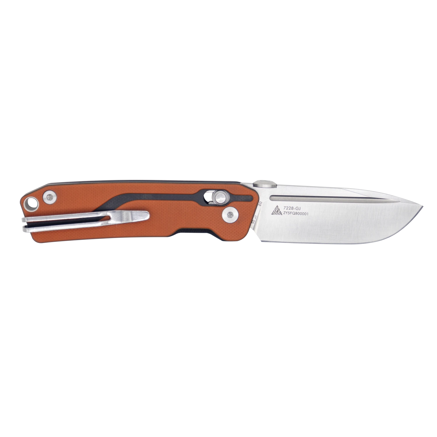 Rubik 7228-GJ (D2 blade, G10 handle, ambi clip, small size)