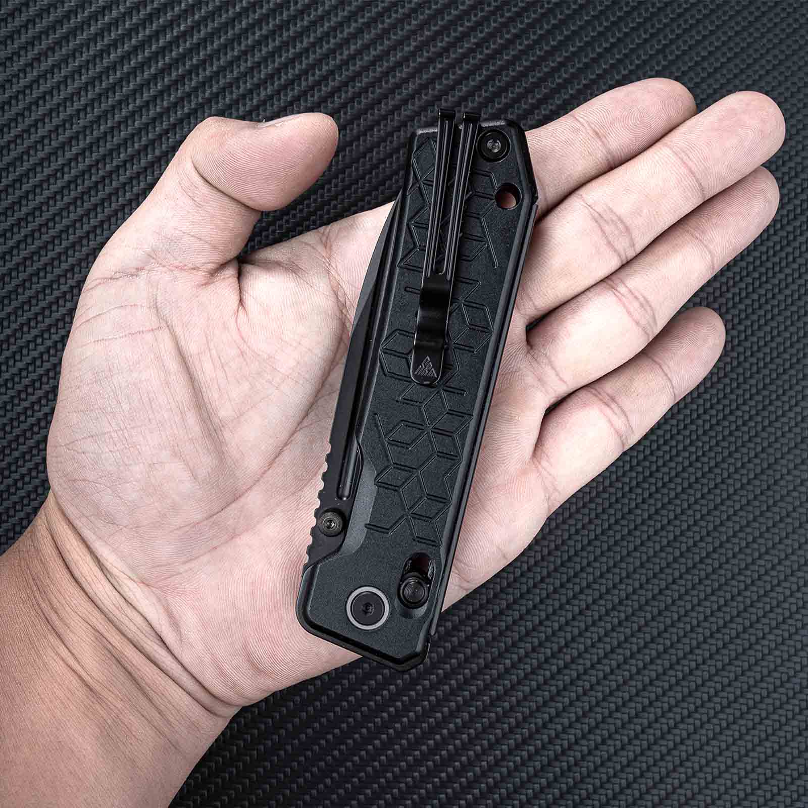 SRM tactical pocket knife Rubik 7228B-AB | 14C28N blade and Aluminum handle