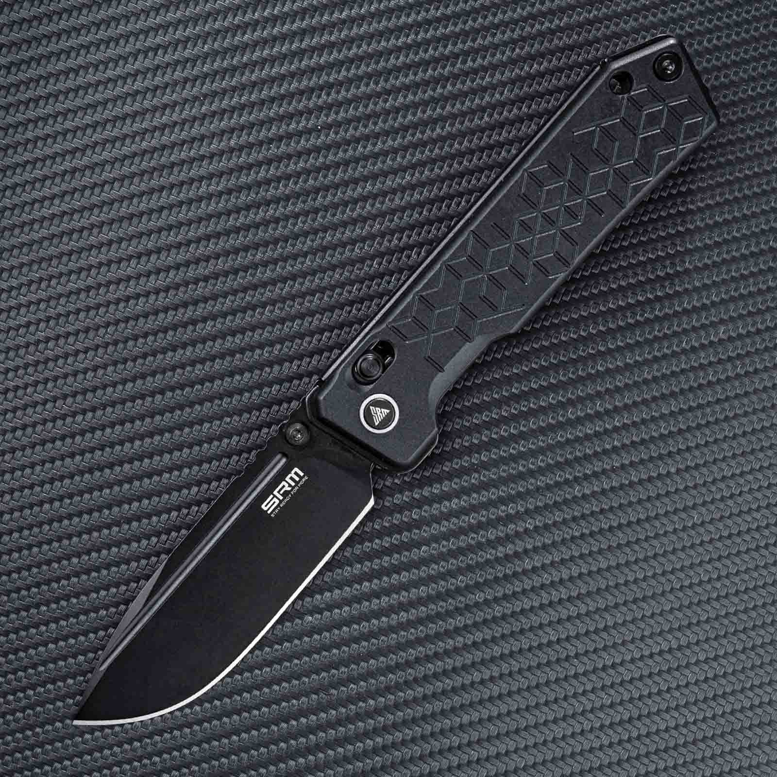 SRM tactical pocket knife Rubik 7228B-AB | 14C28N blade and Aluminum handle