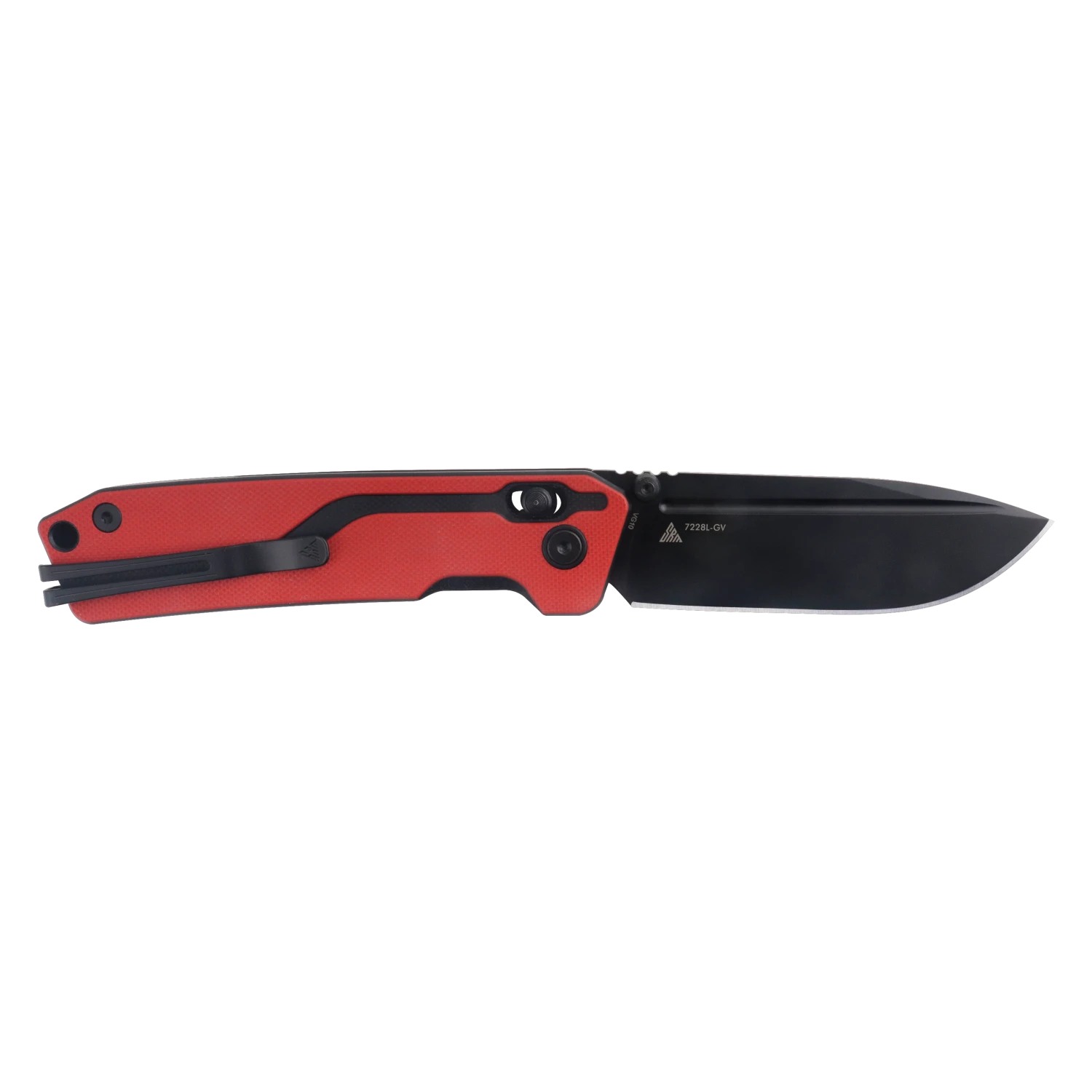 Rubik 7228L-GV (10Cr15CoMoV blade, black stonewash, G10 handle, ambi clip, large size)