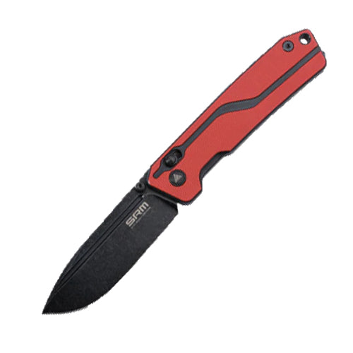 SRM Ambi Lock Folding Knife Rubik 7228L-GV2 (10Cr15CoMoV Blade, G10 Handle)