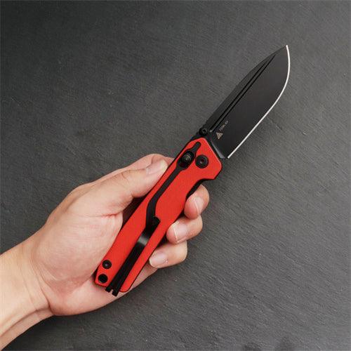 Rubik 7228L-GV (10Cr15CoMoV blade, black stonewash, G10 handle, ambi clip, large size)