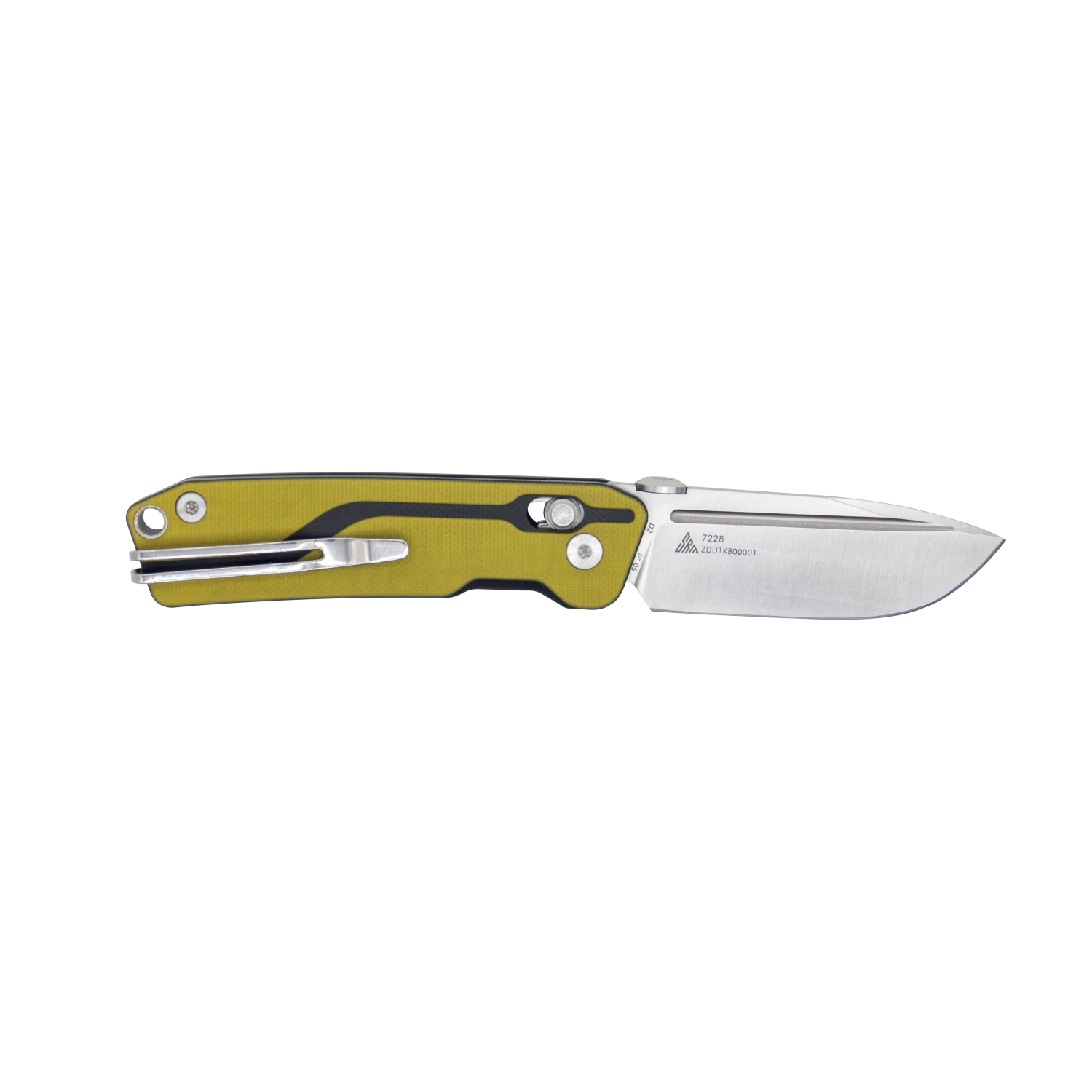 Rubik 7228 (D2 blade, G10 handle, ambi clip, small size)