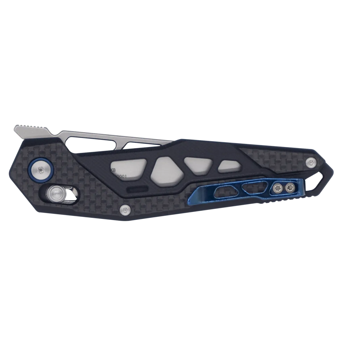 Mecha 9225-KB  (D2 blade, G10 w/ carbon fiber overlay handle)