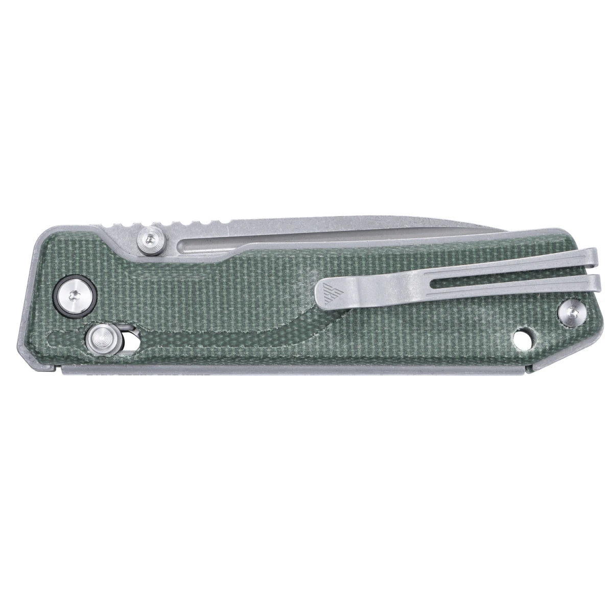 Rubik 7228B-MG (14C28N blade, Micarta handle, Mono chassis, Ambi clip, Large size)