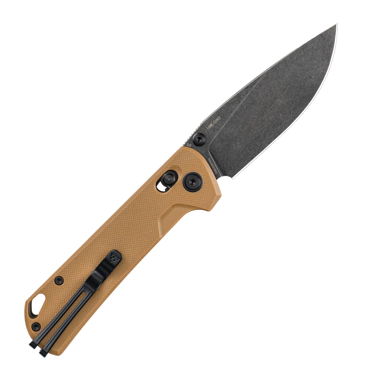 thumbnail image 2 of Lightweight EDC Pocket Knife – D2 Steel Tanto Blade, G10 Handle, Ball Bearing Pivot – Liner Lock – 3.5in Blade 2 of 5
