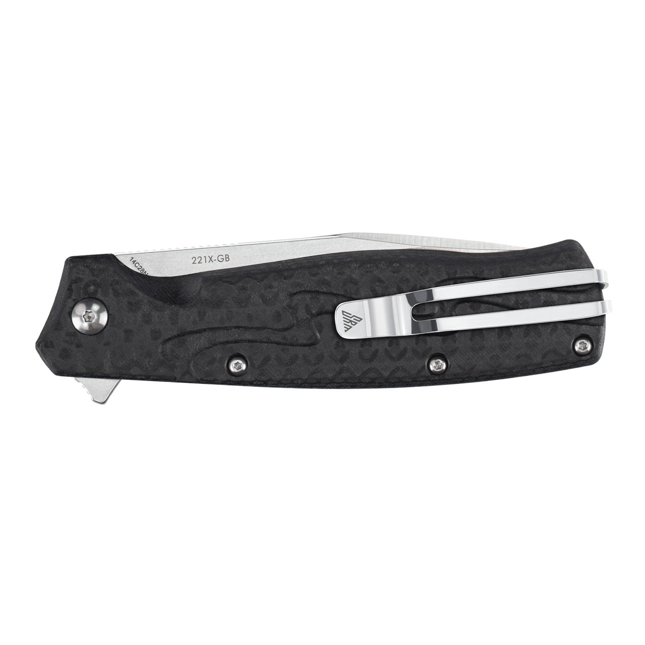 SRM tactical pocket knife 221X-GB - 14C28N steel blade and G10 handle