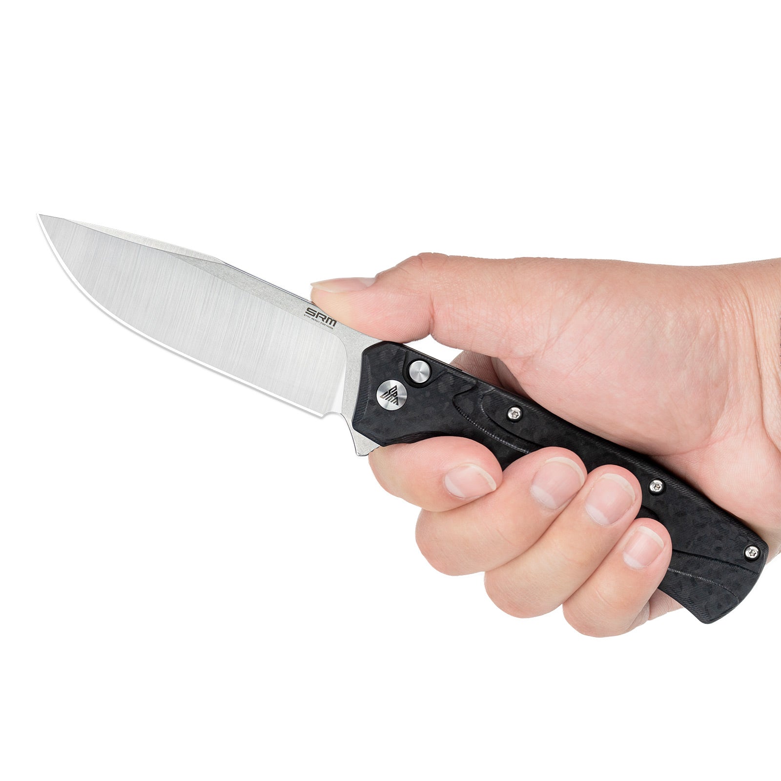 SRM tactical pocket knife 221X-GB - 14C28N steel blade and G10 handle