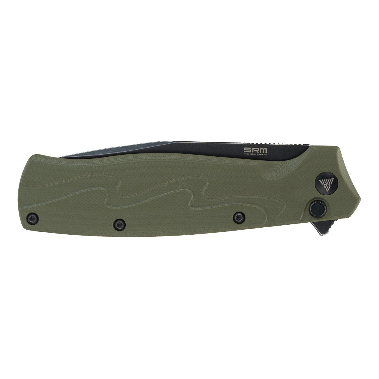 SRM tactical pocket knife 221X-GP - 14C28N steel blade and G10 handle