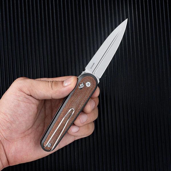 SRM dagger pocket knife 251M-MN | N690 blade and Micarta handle