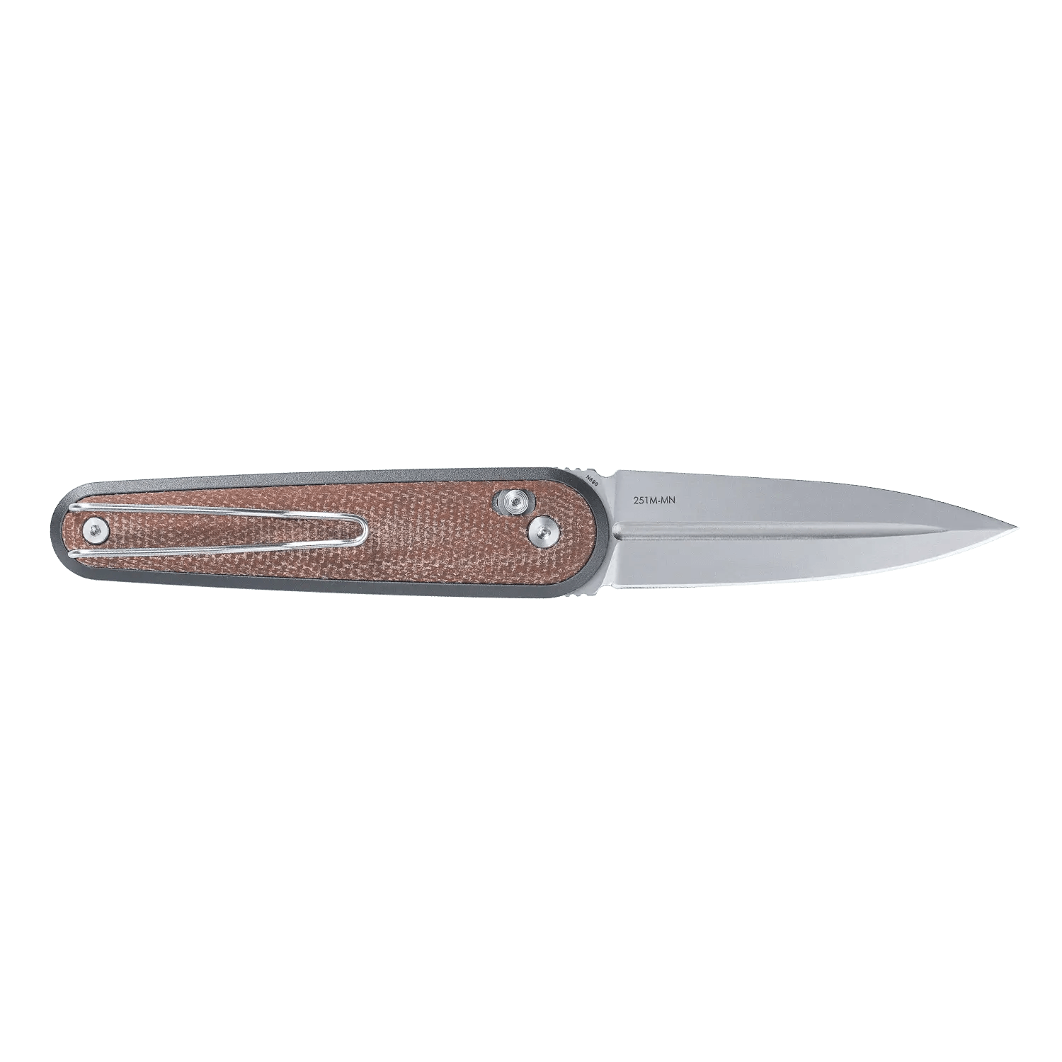 SRM dagger pocket knife 251M-MN | N690 blade and Micarta handle