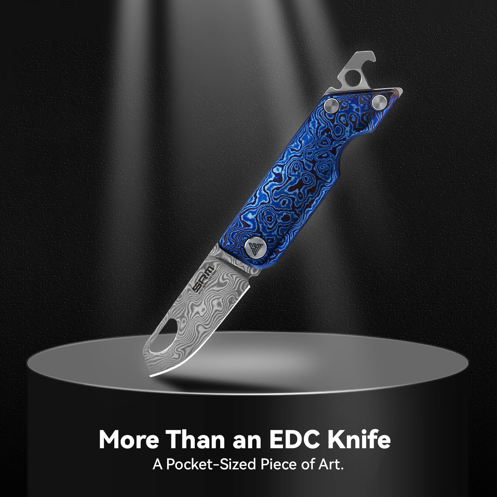 Images of the SRM 6435-TL EDC collectible knife.