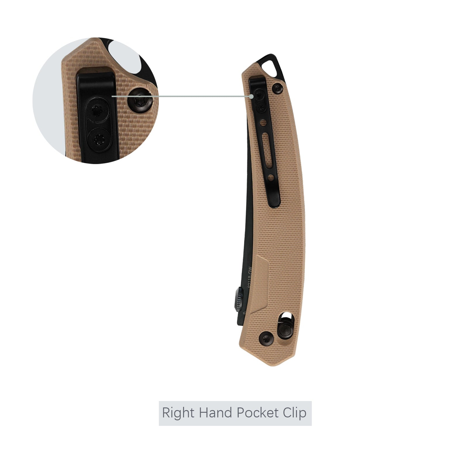 Ambi lock (Crossbar lock) tactical pocket knife 9211B-GW - SRM Knives