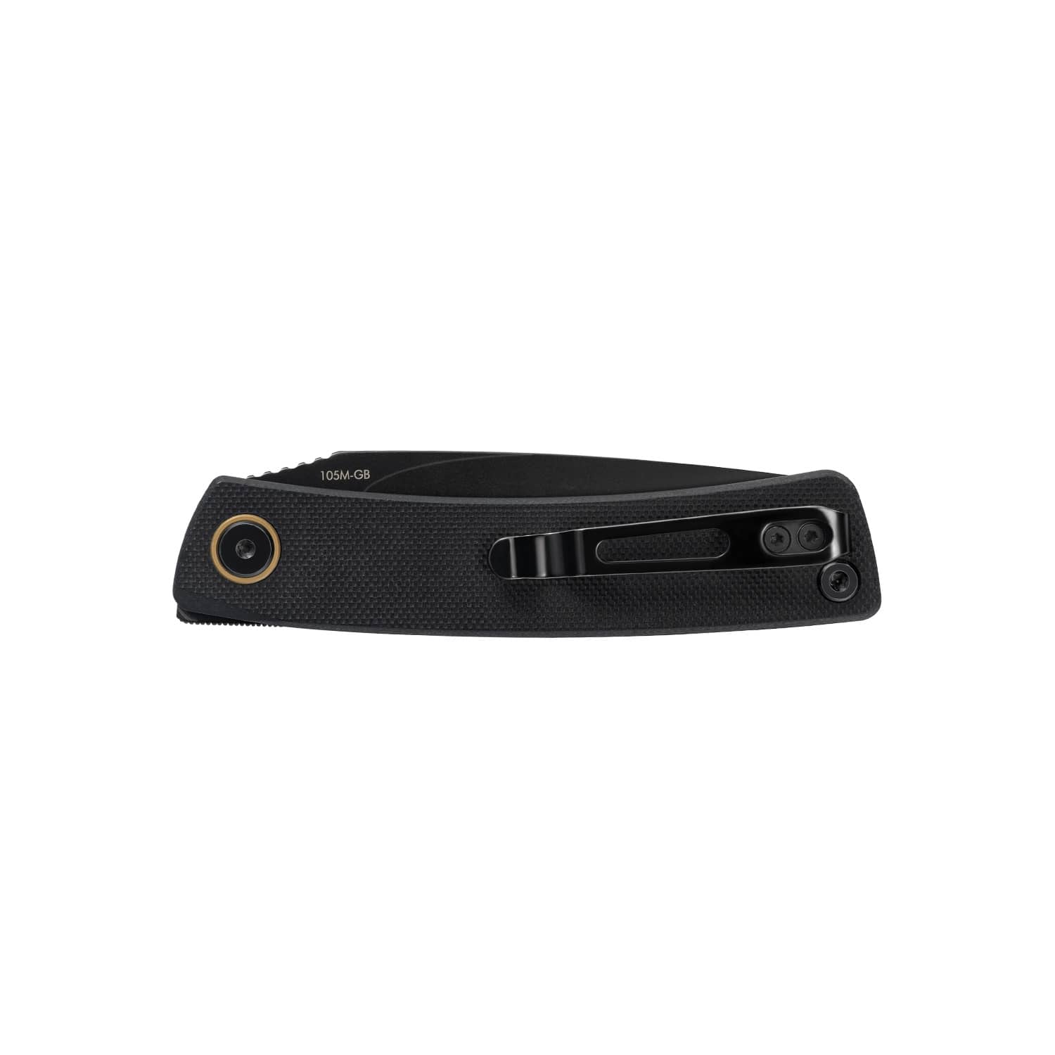 SRM EDC liner lock knife Air 105M-GB | 14C28N blade and black G10 handle