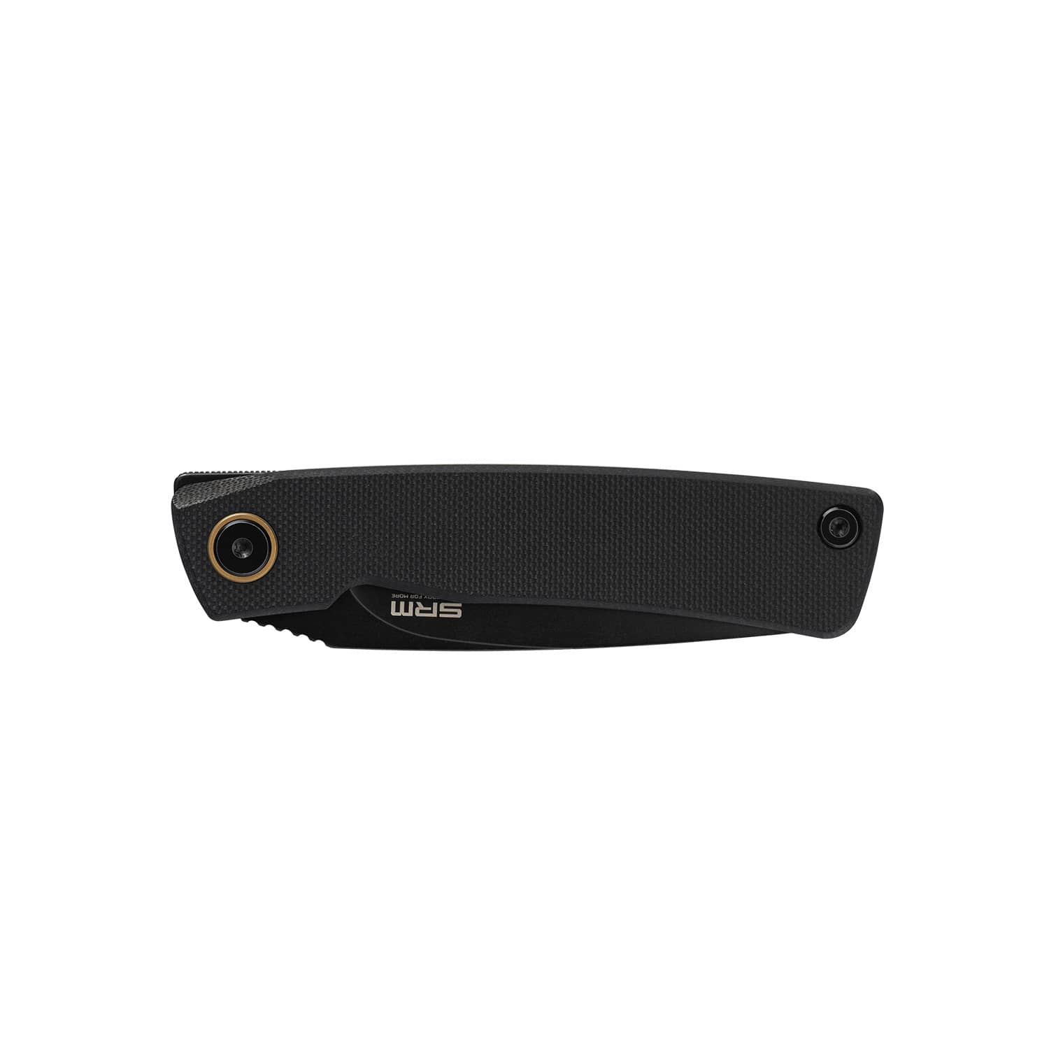 SRM EDC liner lock knife Air 105M-GB | 14C28N blade and black G10 handle