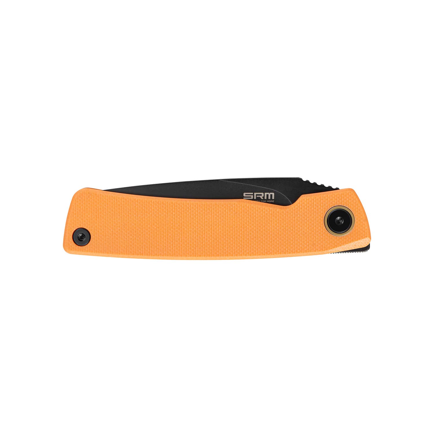 SRM EDC liner lock knife Air 105M-GJ | 14C28N blade and orange G10 handle