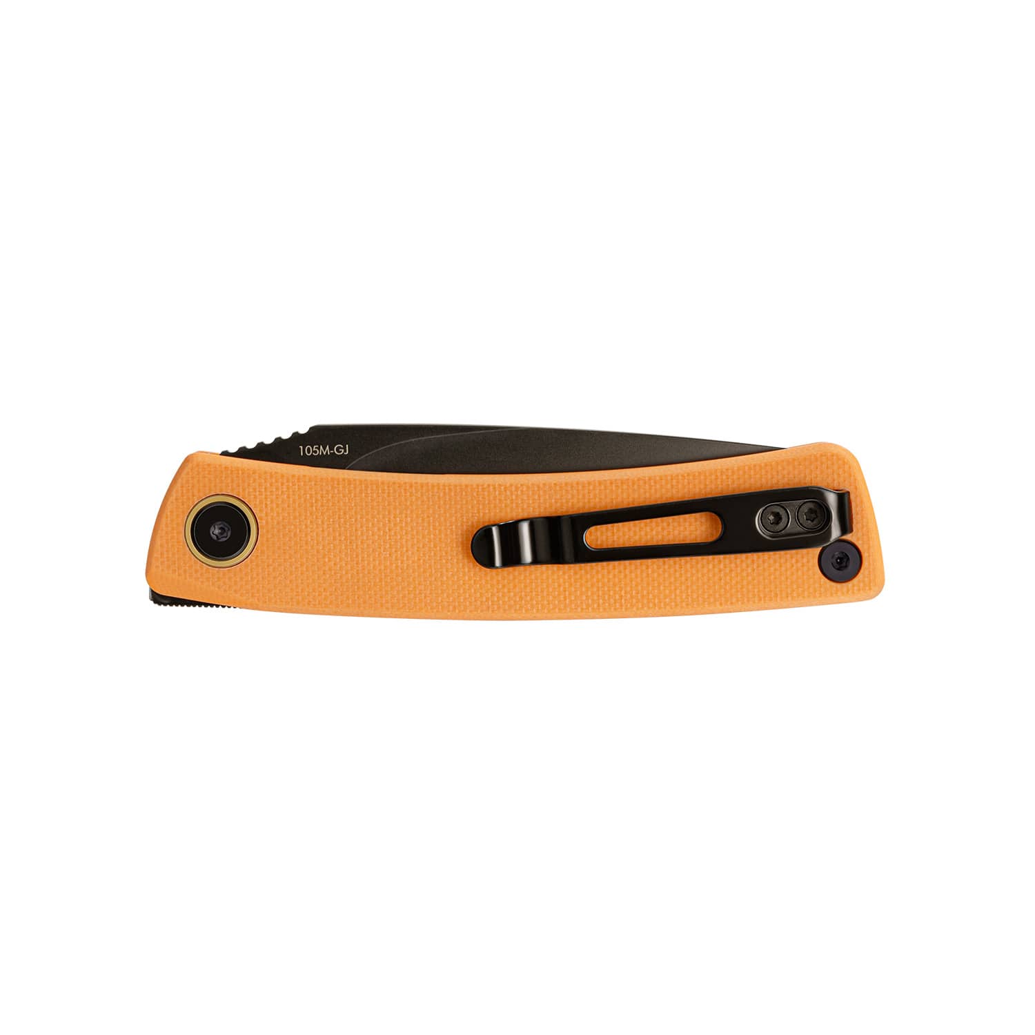 SRM EDC liner lock knife Air 105M-GJ | 14C28N blade and orange G10 handle