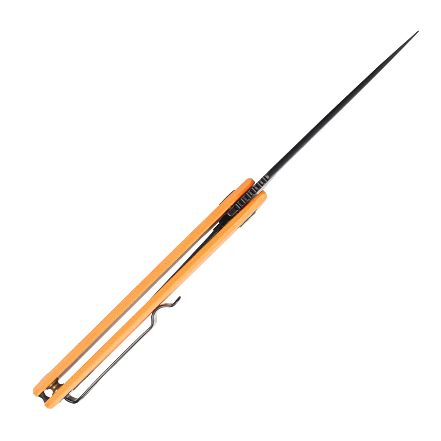 SRM EDC liner lock knife Air 105M-GJ | 14C28N blade and orange G10 handle