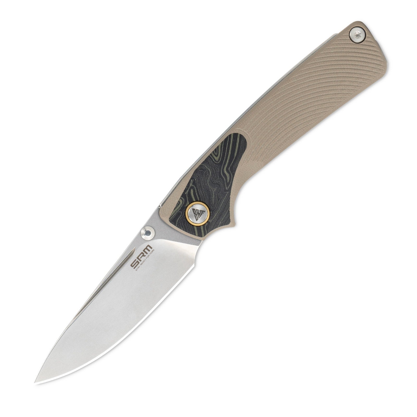 SRM Dome 106M-GW slip joint knife with blade open