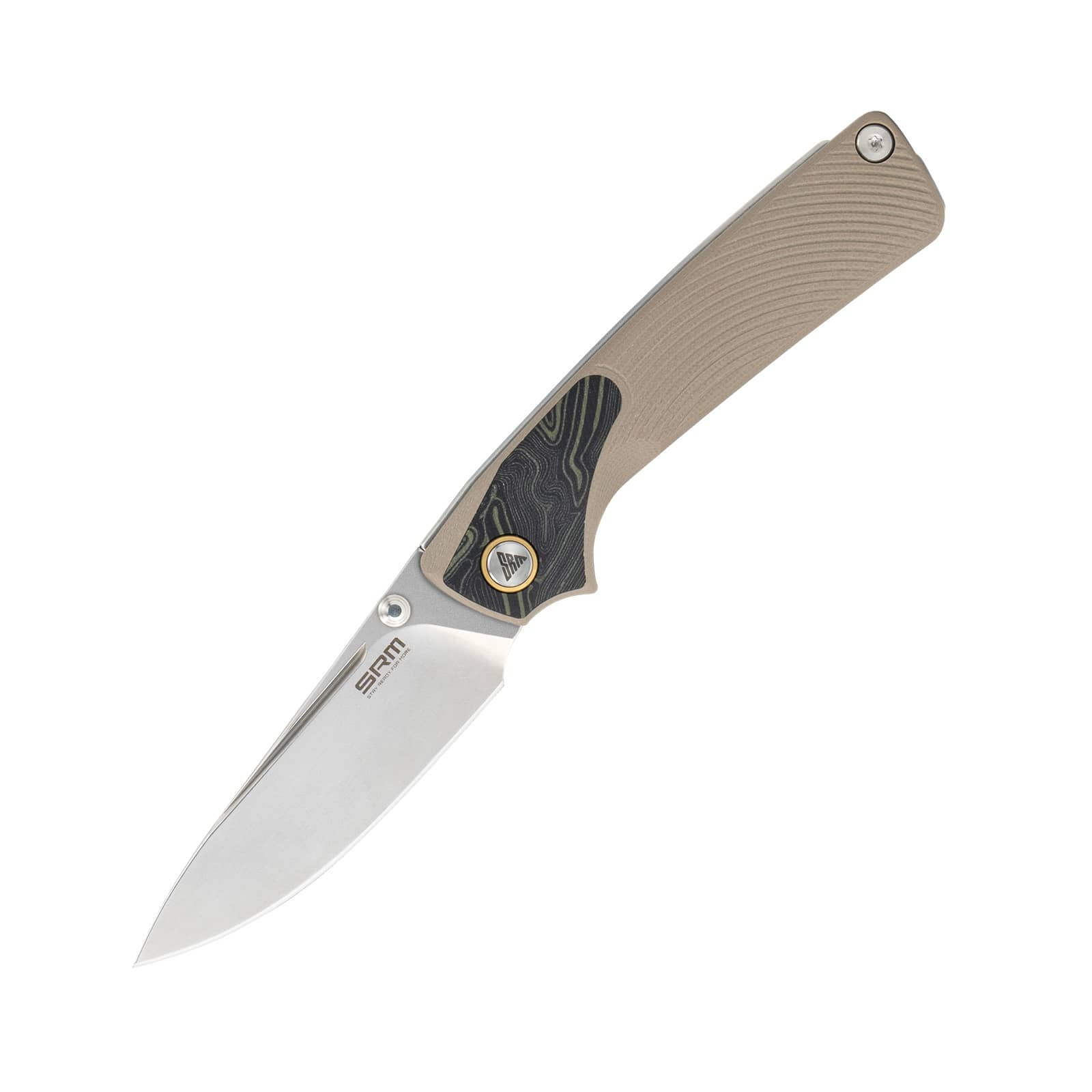 SRM EDC slip joint knife Dome 106M-GW | 14C28N steel blade and G10 handle