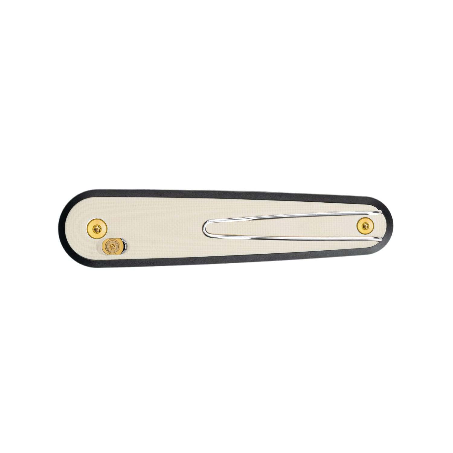 SRM EDC pocket knife 251MB-GT2 | N690 dagger blade and white G10 handle