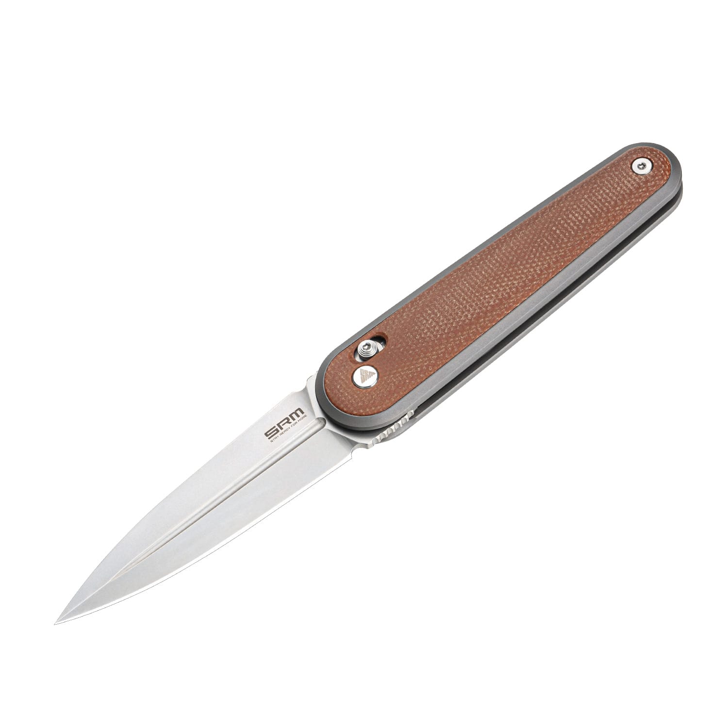 SRM EDC pocket knife Twin 251MB-MN - Invisible flipper dagger knife