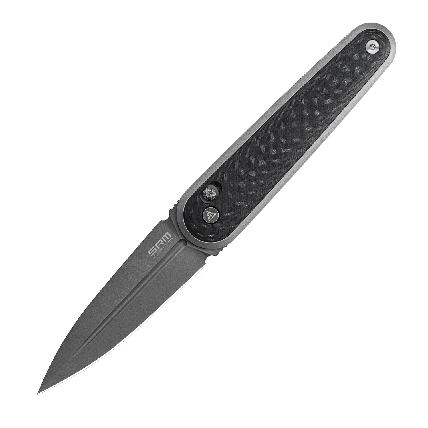 SRM dagger pocket knife 251MB-GB | N690 blade and black G10 handle