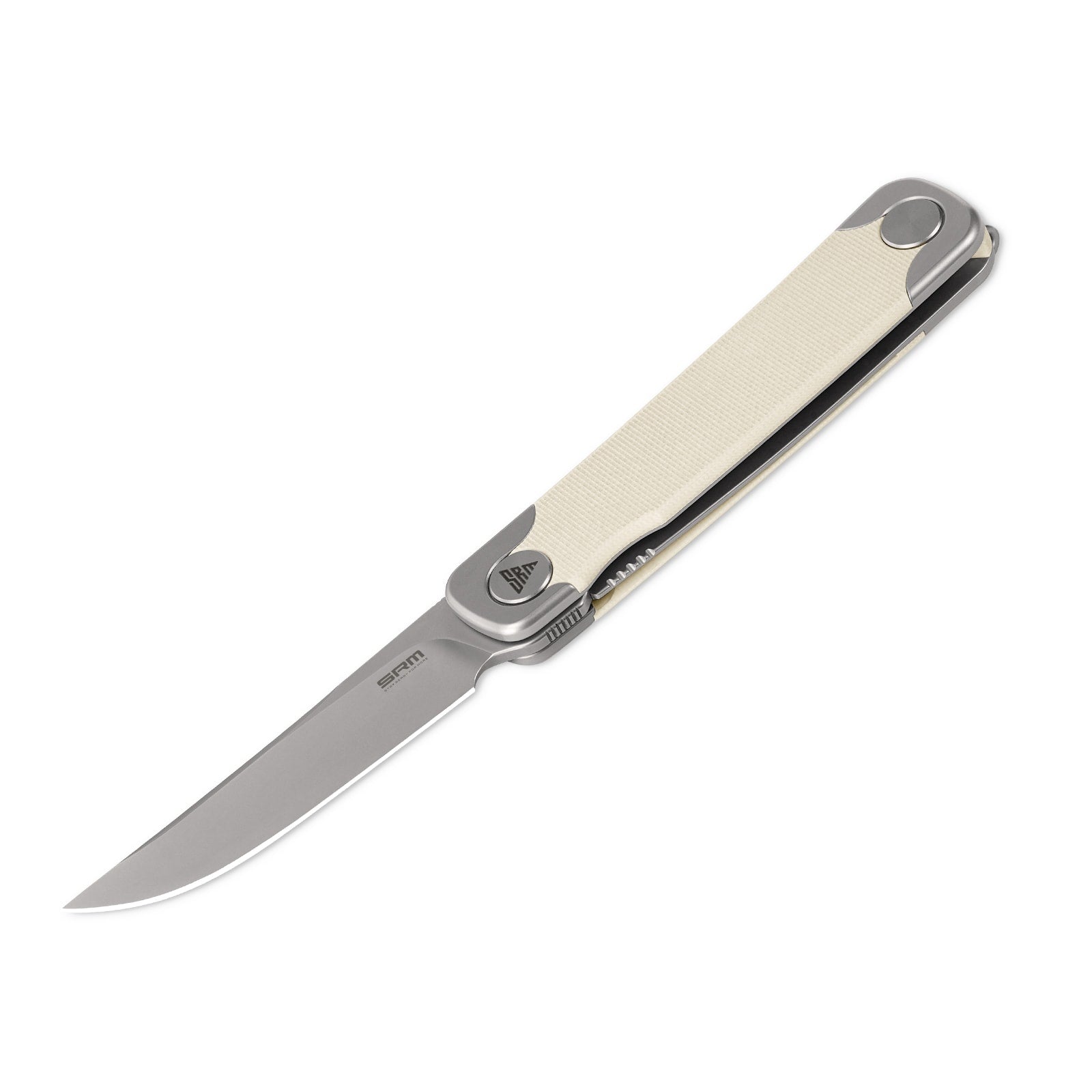 SRM Liner Lock EDC pocket knife Enso 131M-GT - Front flipper knife