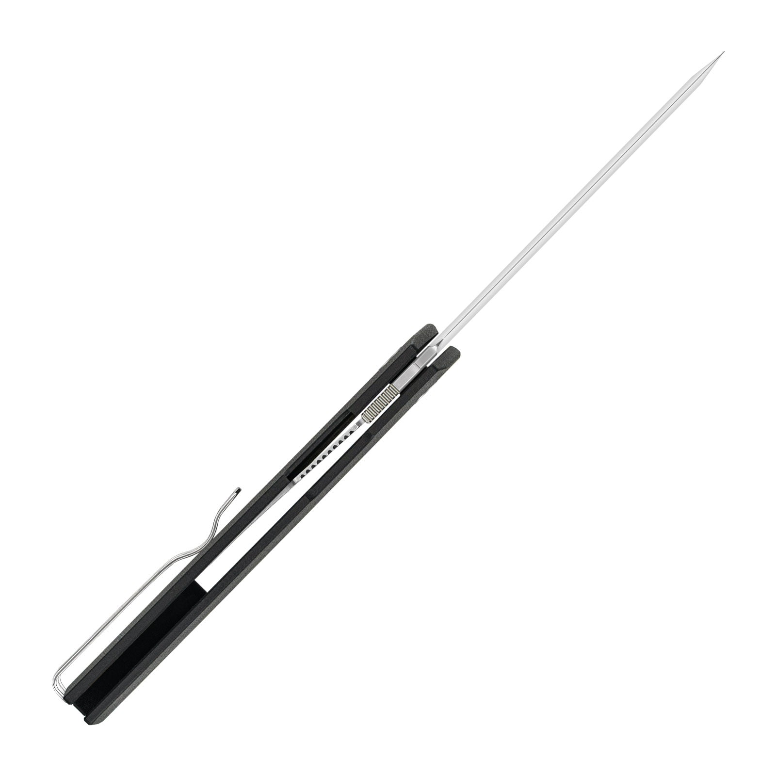 Close-up of the SRM Gent 401L-GB EDC knife pointed blade
