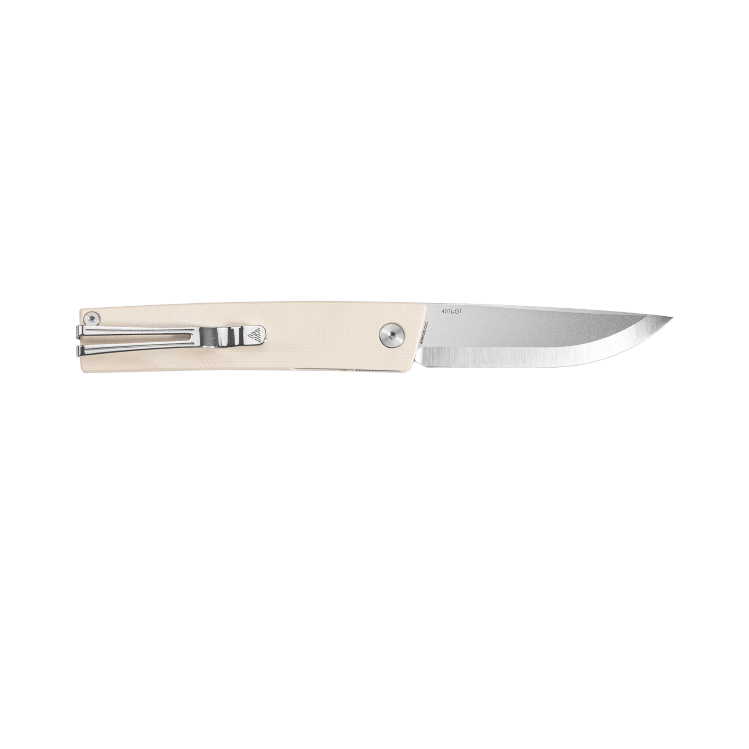 SRM EDC Pocket Knife Gent 401L-GT - Liner Lock Knife with Ambi Clip