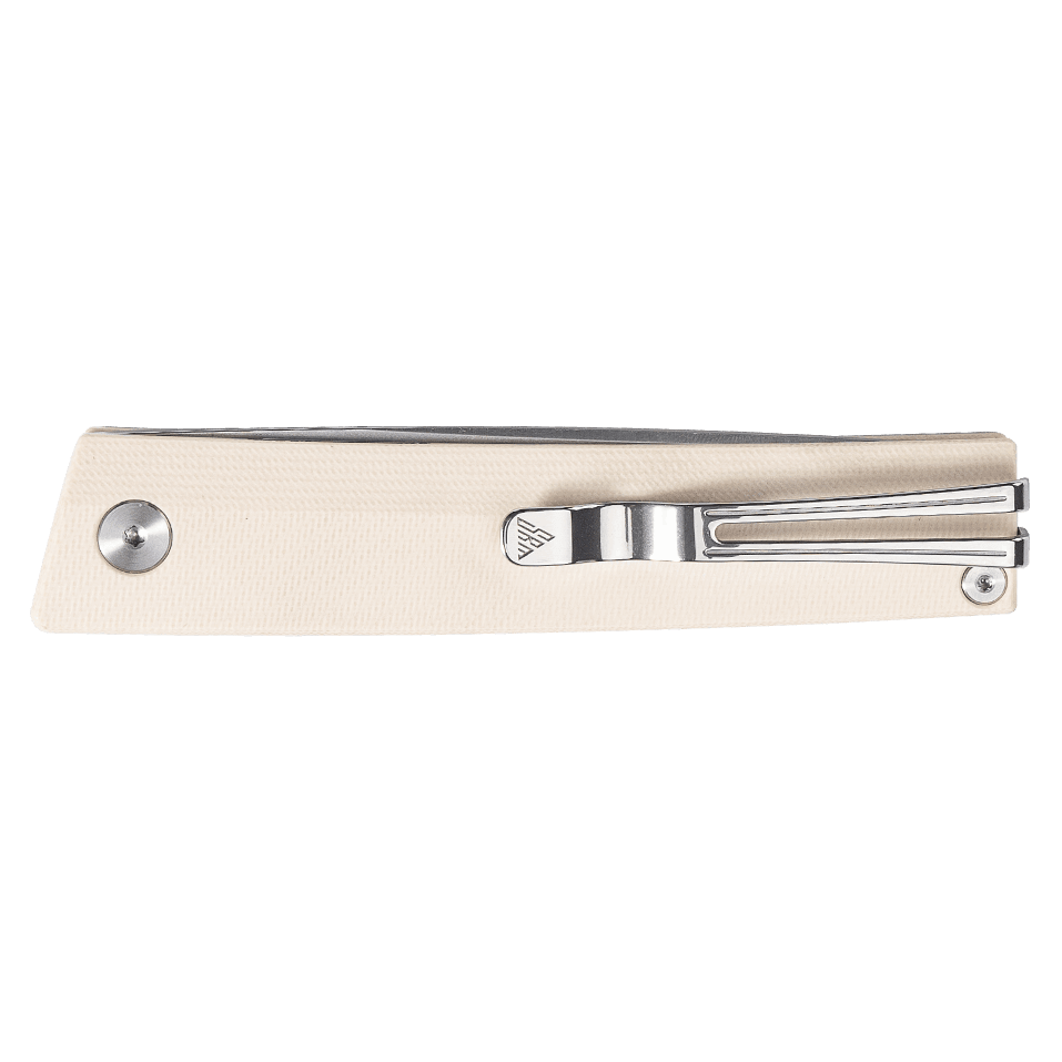 SRM EDC Pocket Knife Gent 401L-GT - Liner Lock Knife with Ambi Clip