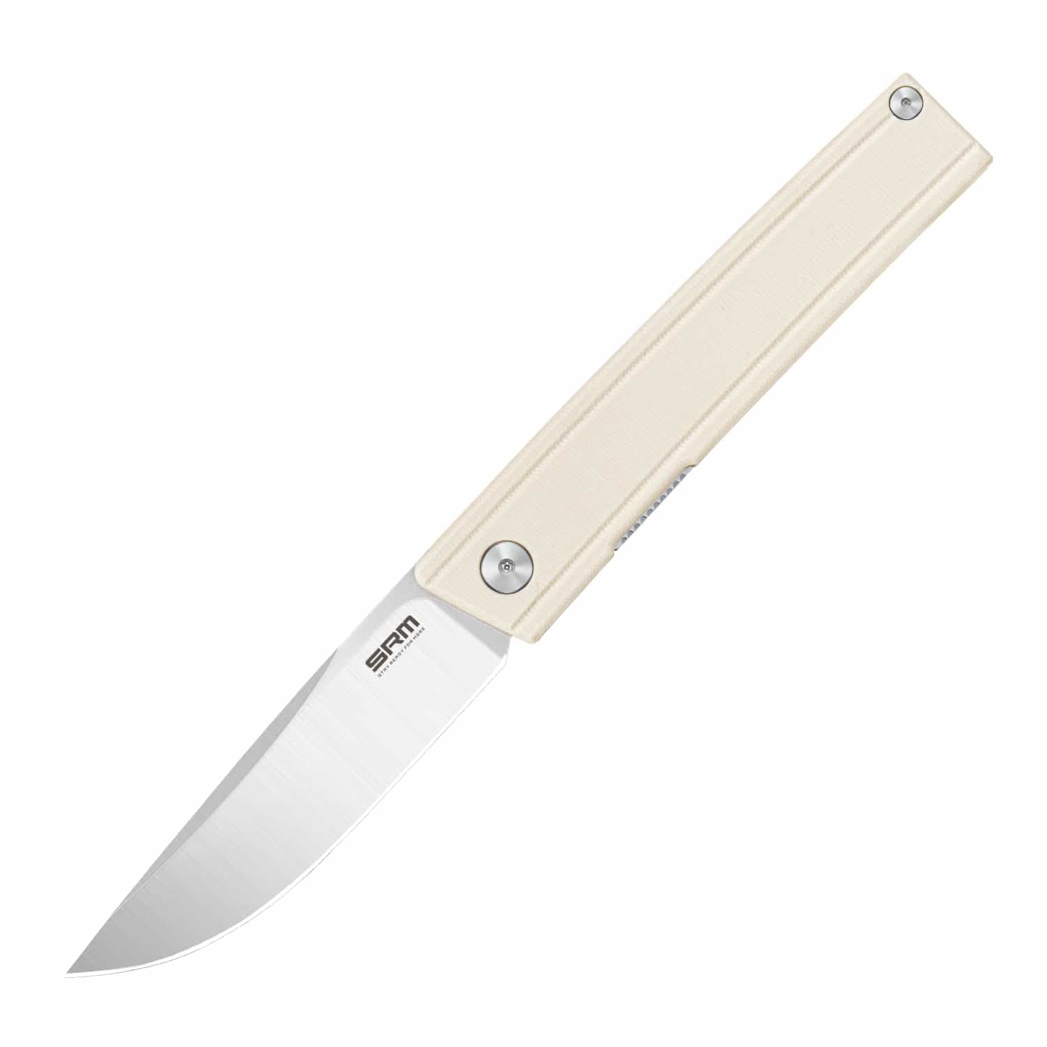 SRM EDC pocket knife Gent 401LC-GT | White G10 handle