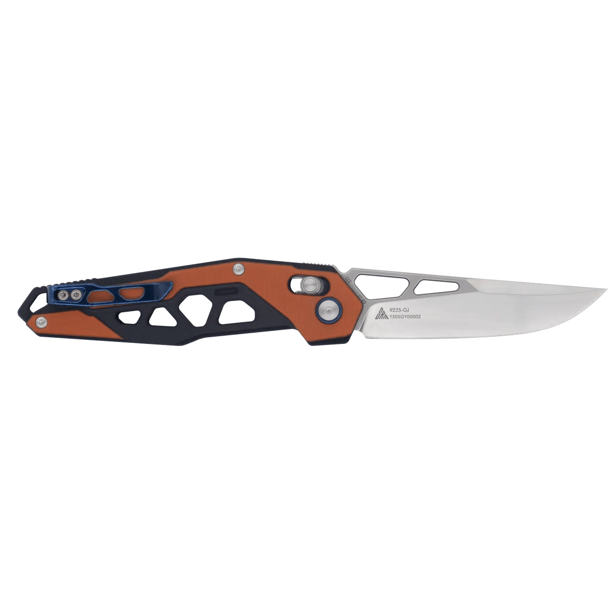 SRM tactical pocket knife Mecha 9225-GJ | D2 steel blade and G10 handle