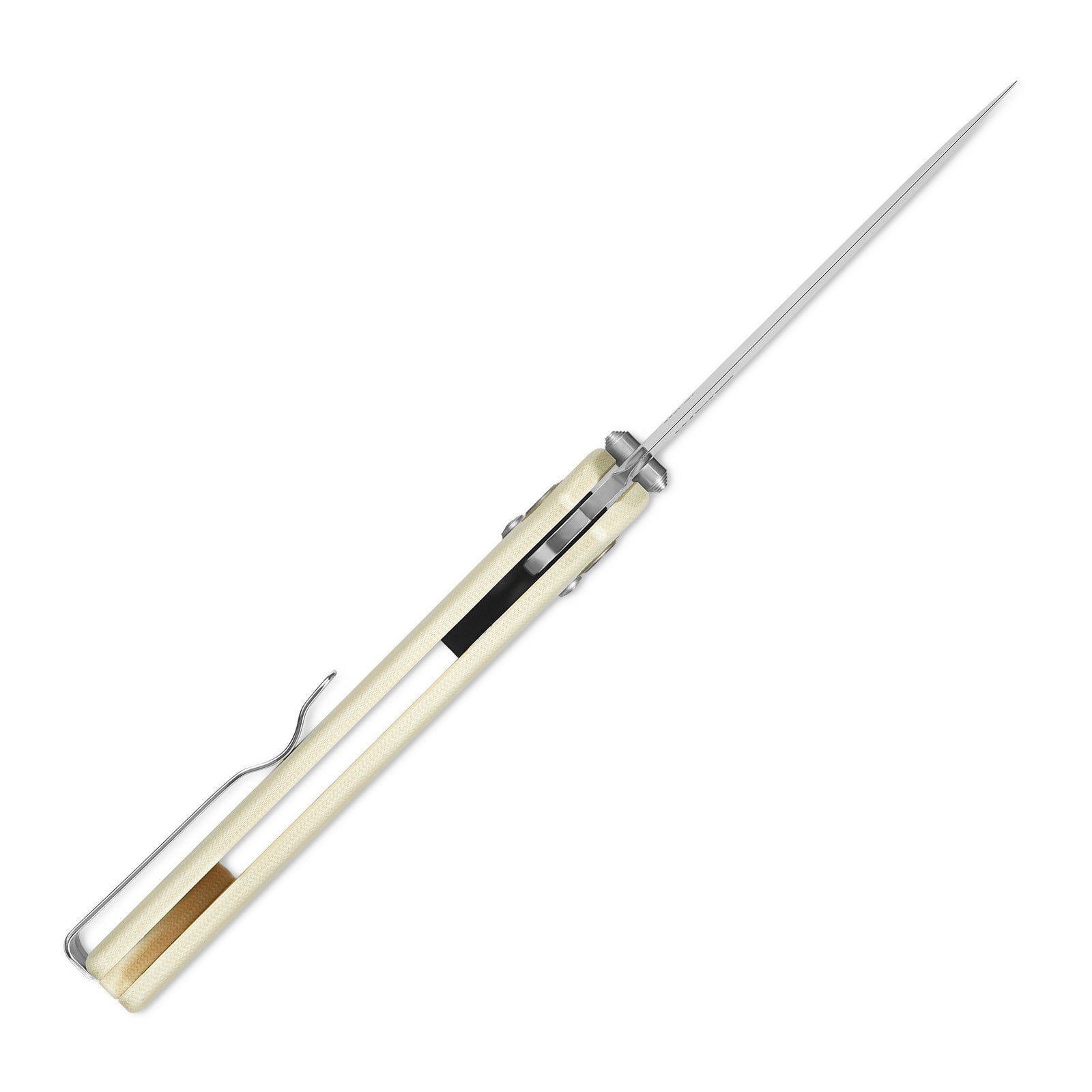 SRM Ambi Lock EDC pocket knife Medal 255L-GT | White G10 Handle