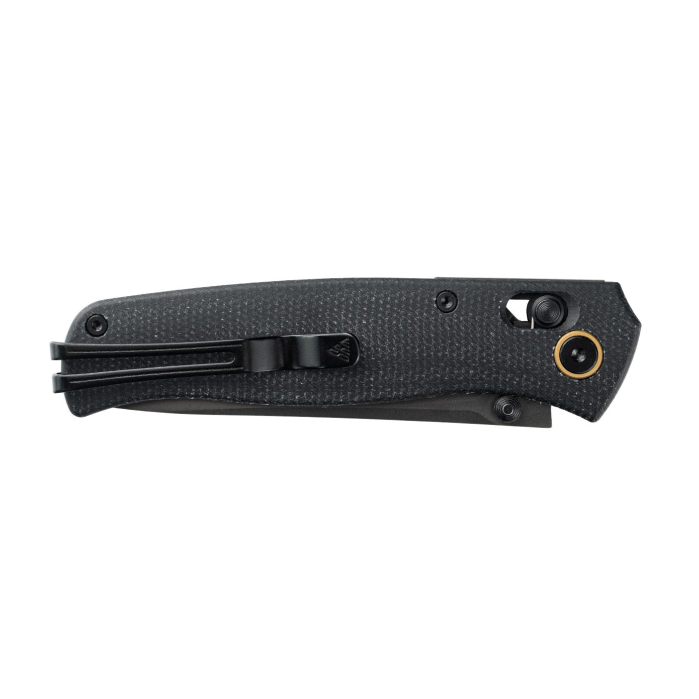 SRM EDC pocket knife Medal 255L-MB2 | Laminated steel blade and black micarta Handle
