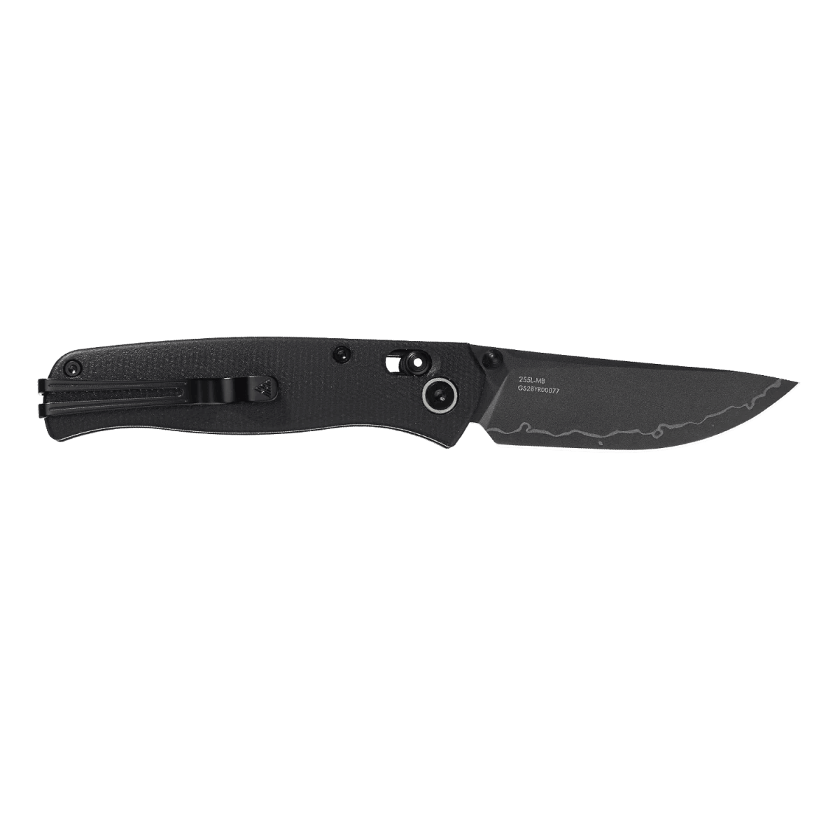 EDC pocket knife Medal 255L-MB - Laminated 140Cr steel blade and Micarta handle - SRM Knives