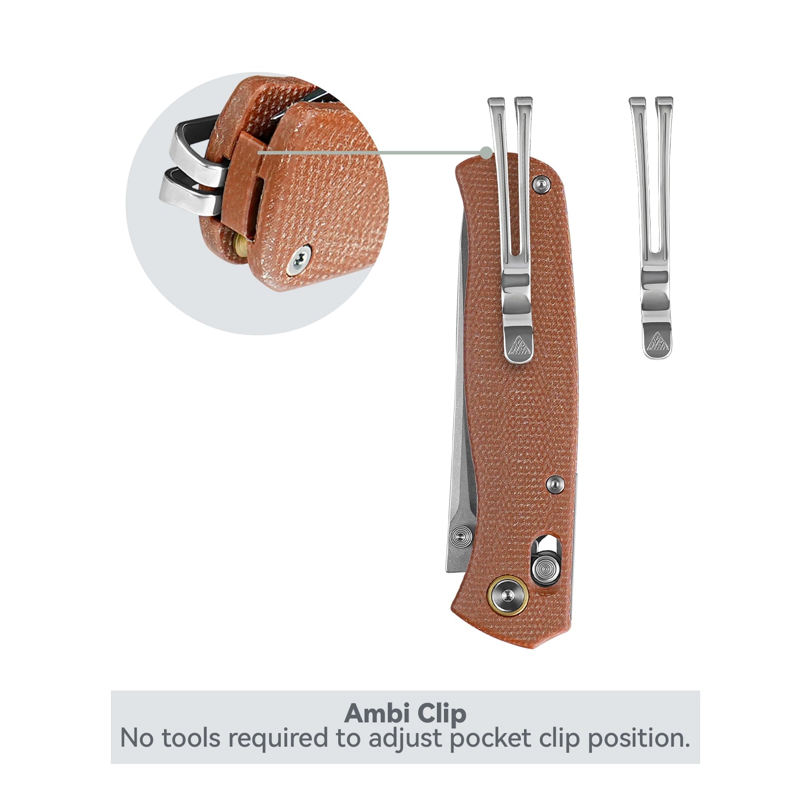SRM Medal 255L-MN (3.2” 10Cr Blade, Micarta Handle)