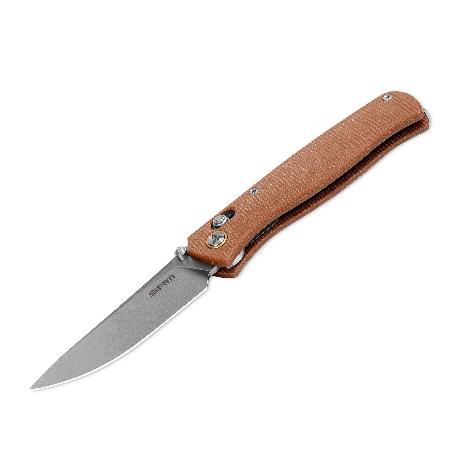 SRM Medal 255L-MN (3.2” 10Cr Blade, Micarta Handle)