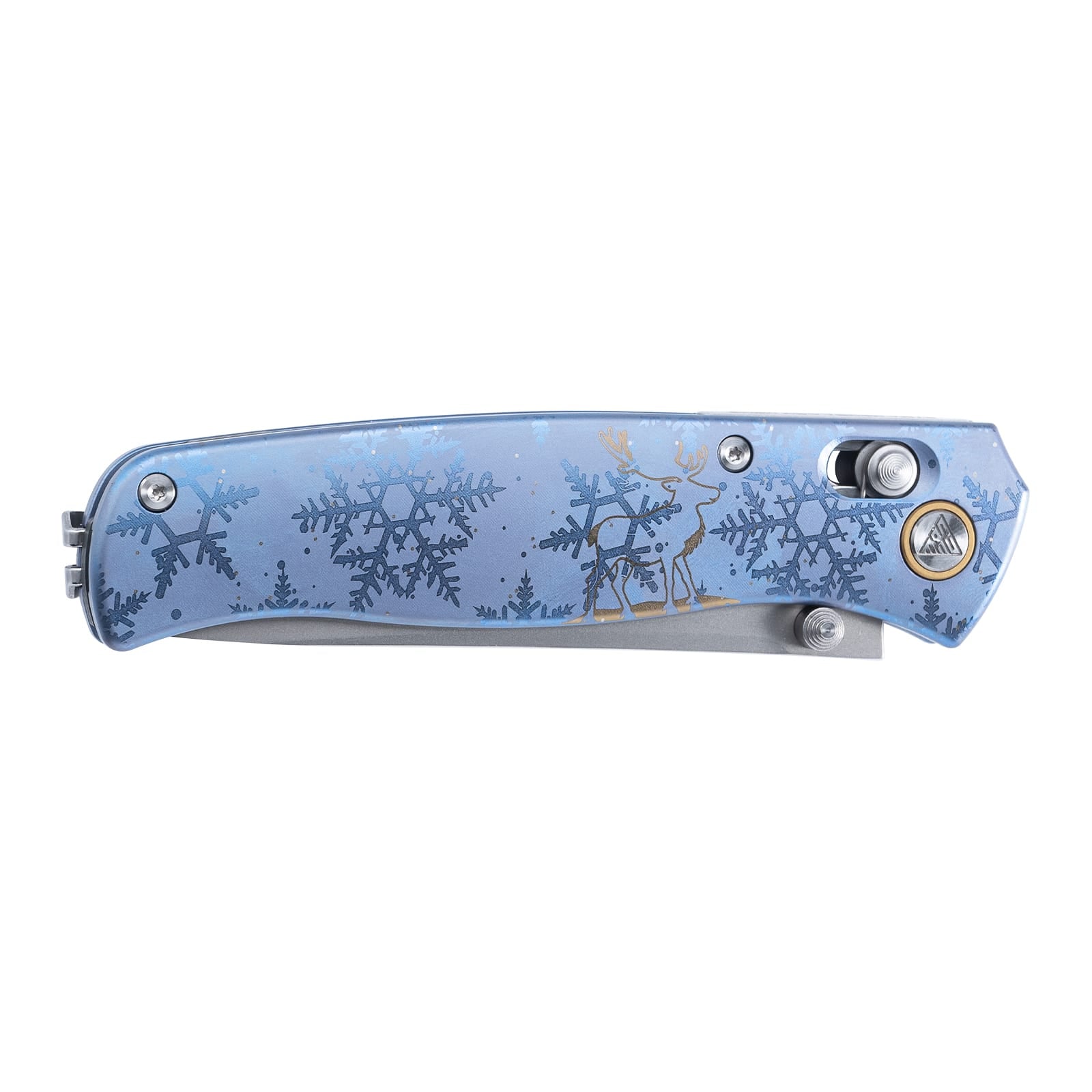 SRM EDC pocket knife Medal 255L-TU2 | 3.2” Laminated 140Cr Steel Blade