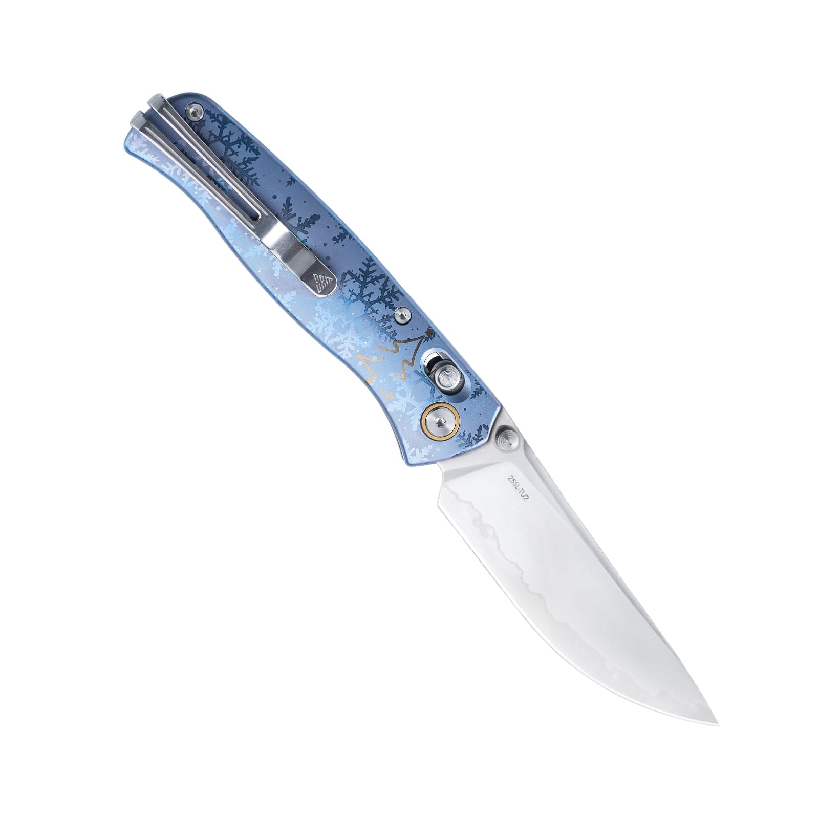 EDC pocket knife Medal 255L-TU2 - Laminated 140Cr steel blade - SRM Knives