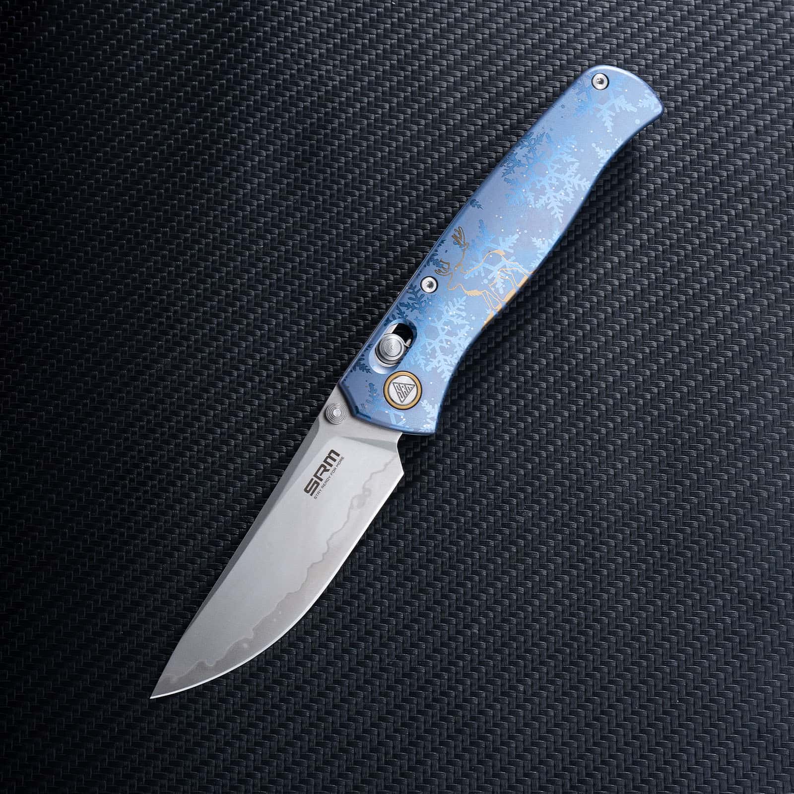 EDC pocket knife Medal 255L-TU2 - Laminated 140Cr steel blade - SRM Knives
