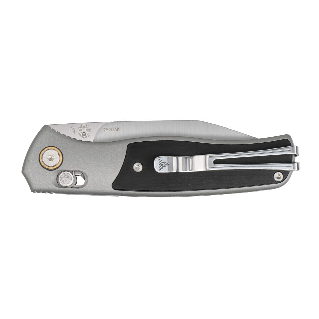 SRM EDC reverse tanto knife Medal 259L-AK - 14C28N steel blade and Aluminum handle