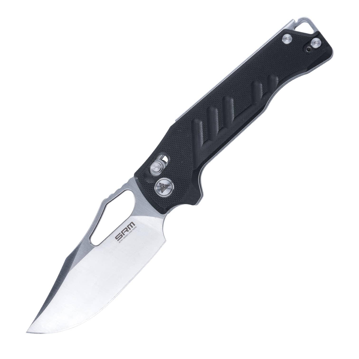 SRM folding hunting knife Mirage 238X-GB | D2 steel blade and G10 handle