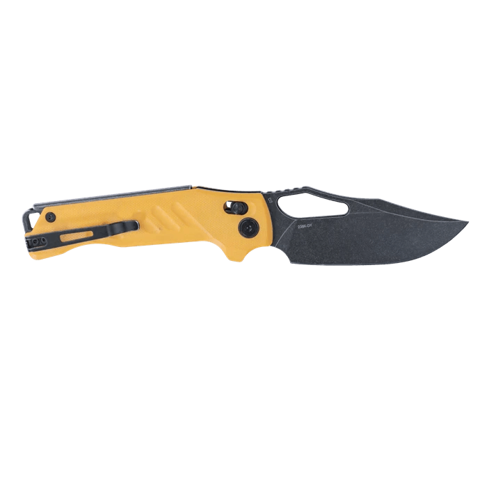 SRM Folding hunting knife 238X-GY | Outdoor knife with a two-side clip